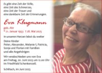 eine Anzeige
