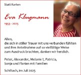 eine Anzeige